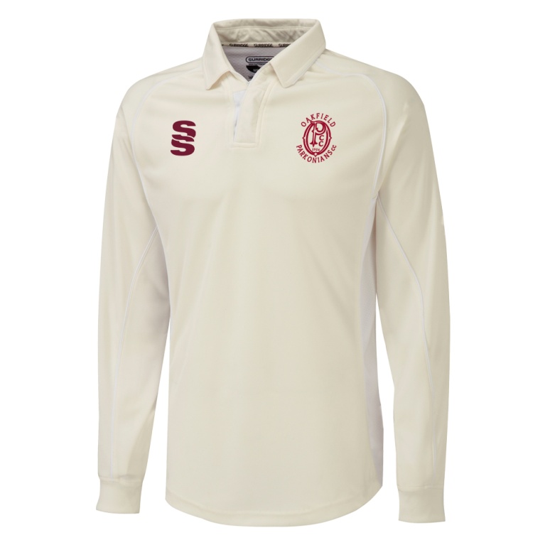 Oakfield Parkonians CC - Long Sleeve Shirt White Trim