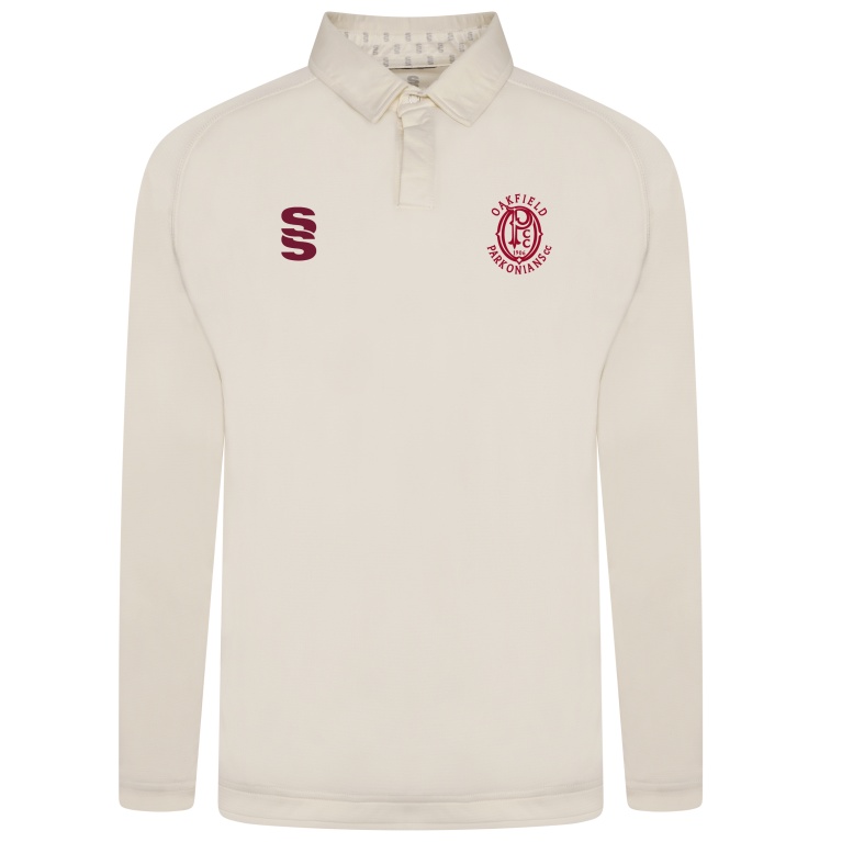 Oakfield Parkonians cc FUSE LONG SLEEVE CRICKET SHIRT - Mens / Juniors