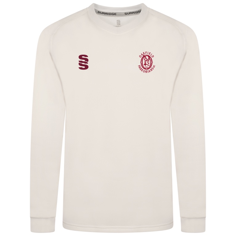 Oakfield Parkonians cc BLAST LONG SLEEVE SWEATER - Ivory